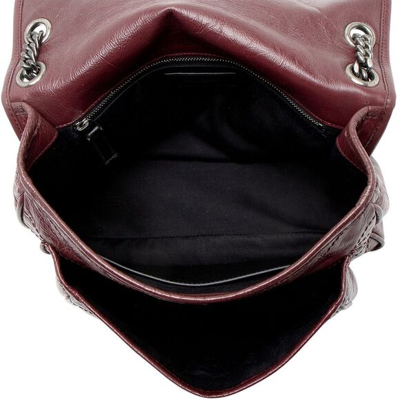 Saint Laurent Crinkled Calfskin Monogram Niki Medium Shoulder Bag - Picture 7 of 12